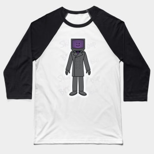 TV Man - Skibidi Toilet Baseball T-Shirt